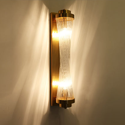 Adjustable Warm White LED Crystal Golden Nordic Wall Sconce