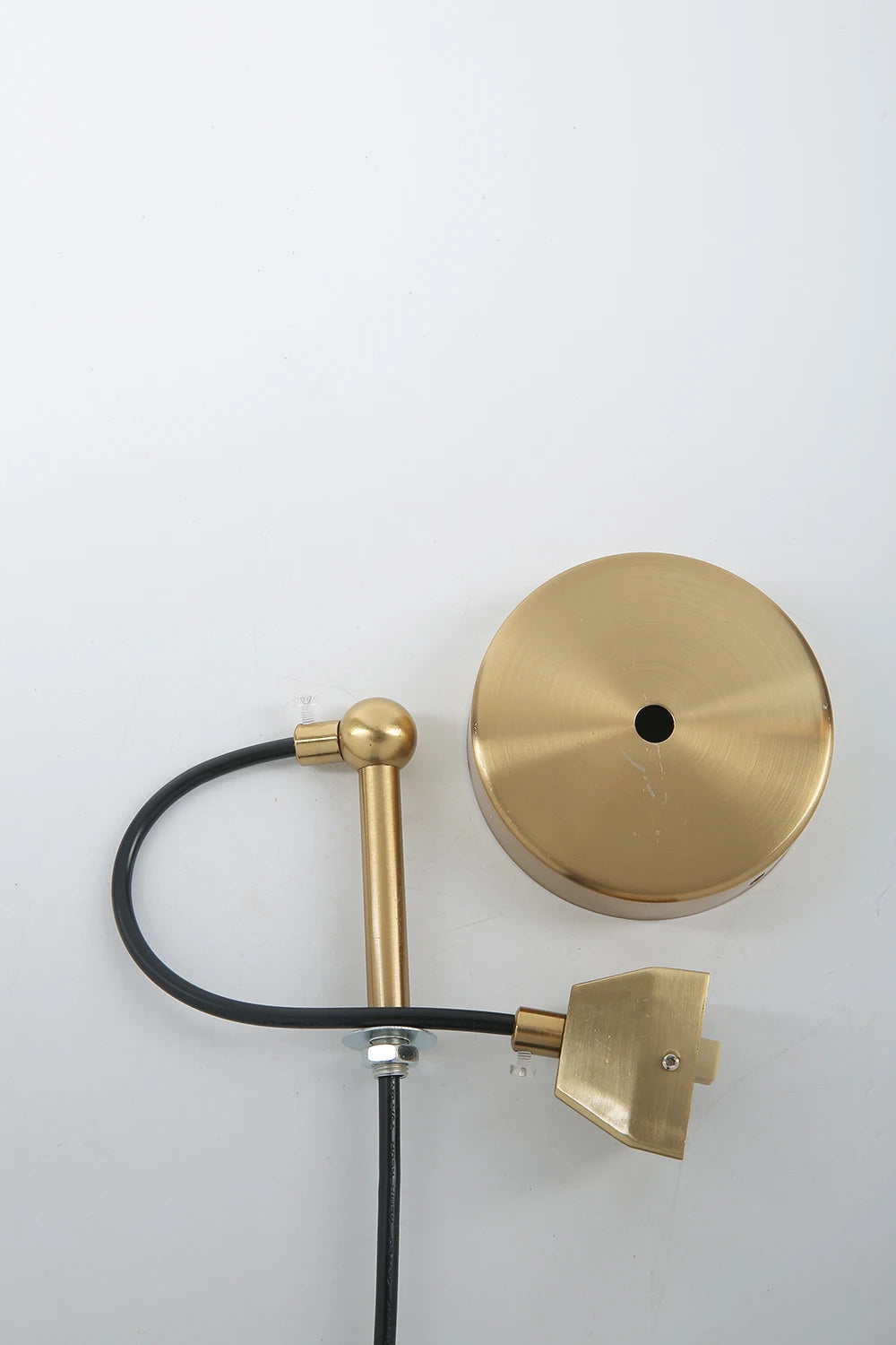 Modern Glass Wall Sconce Gold G9 Minimalist Bedroom Living Room
