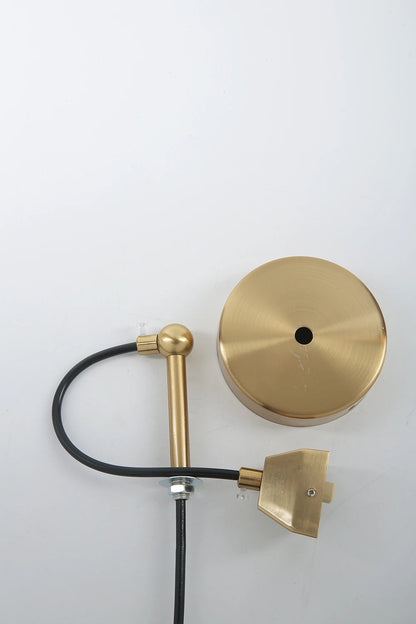 Modern Glass Wall Sconce Gold G9 Minimalist Bedroom Living Room