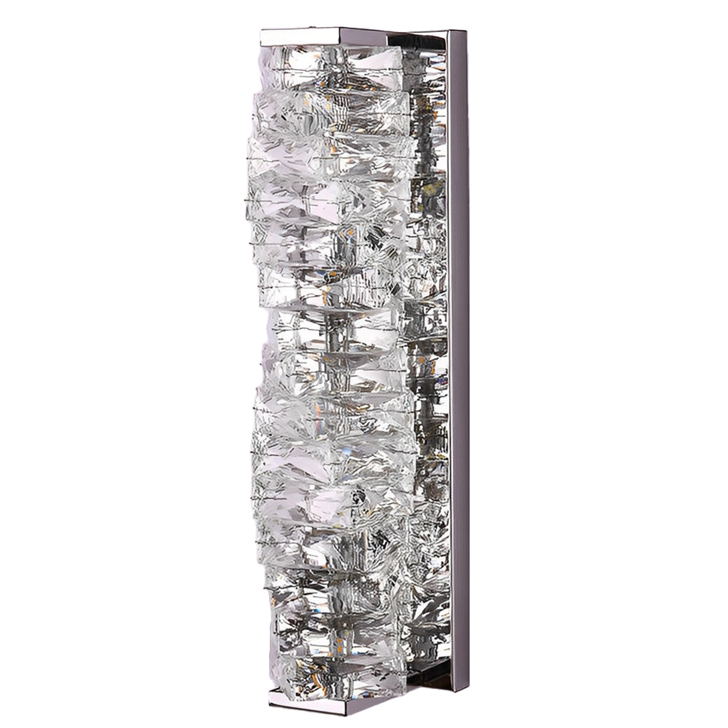 Creative Crystal Three-Step Dimming LED Wall Sconce — Modern Crystal Wall Light