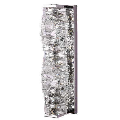 Creative Crystal Three-Step Dimming LED Wall Sconce — Modern Crystal Wall Light