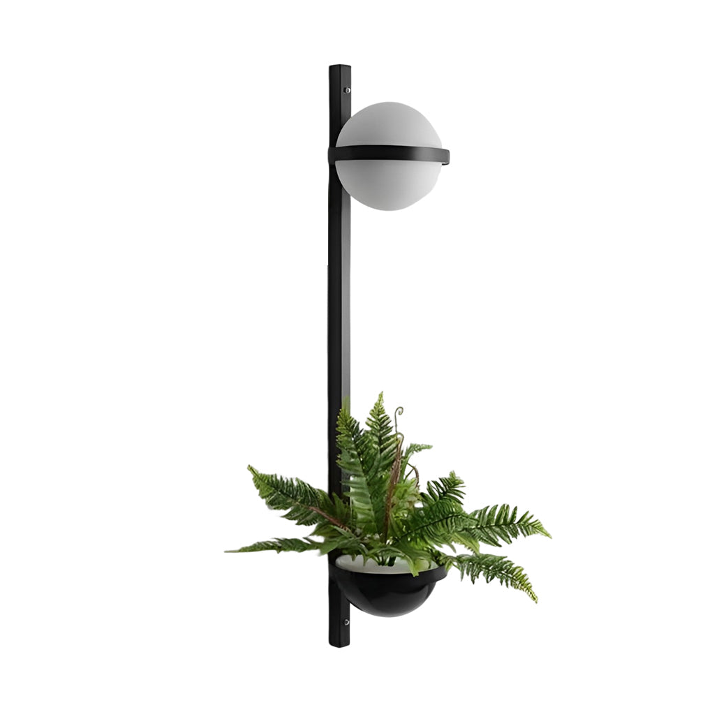 Modern Retro Stainless Steel Ball Globe Outdoor Wall Sconce IP54 LED 3000K