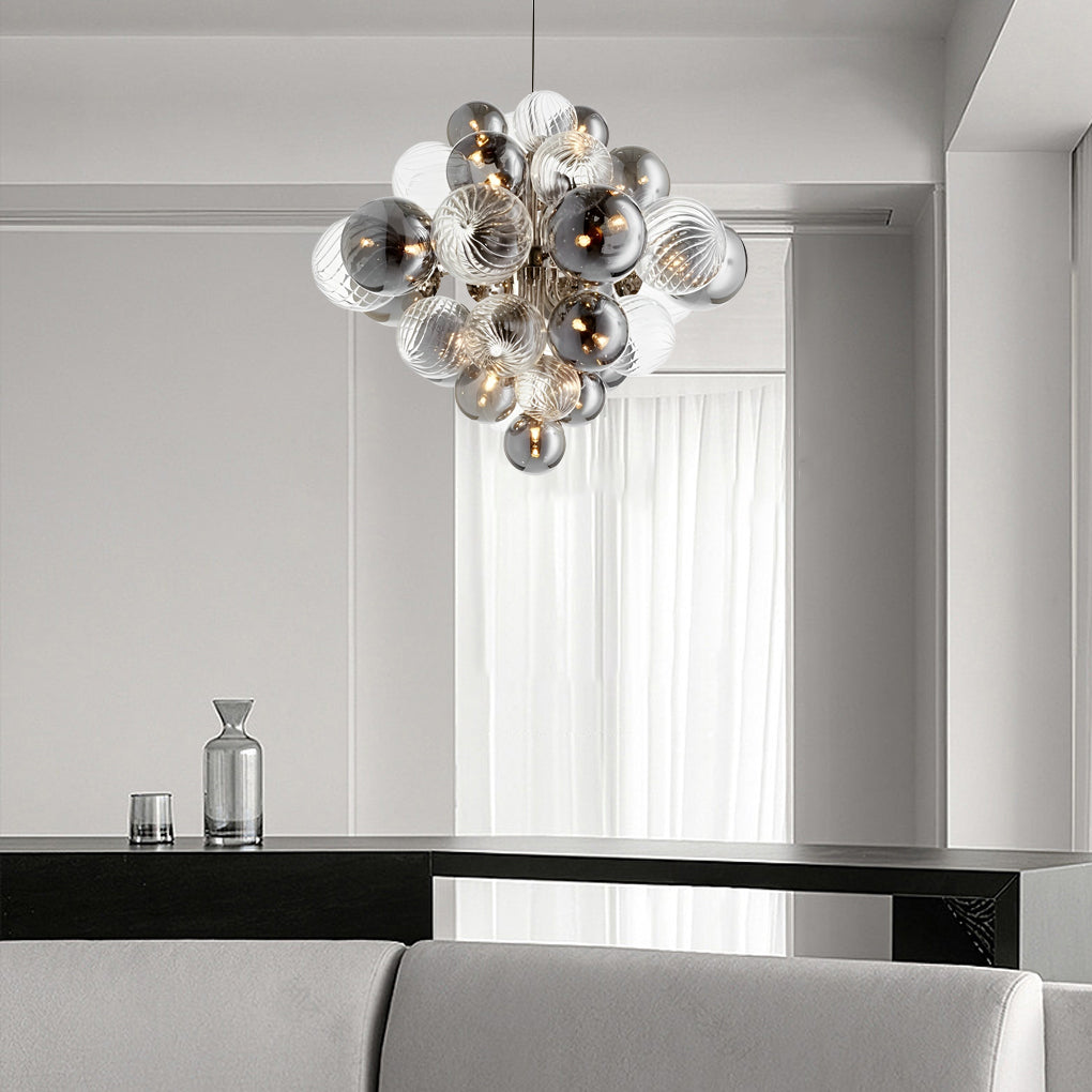 Glass Bubble Ball Chandelier