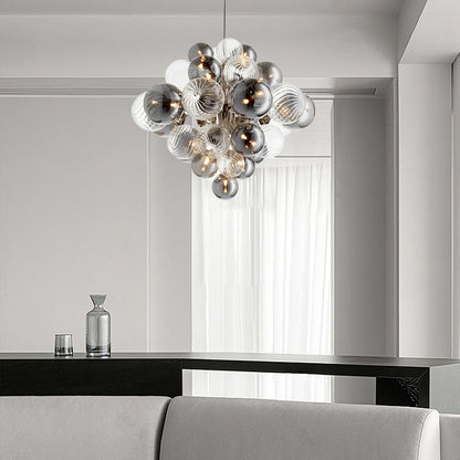 Glass Bubble Ball Chandelier