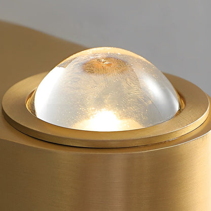 Linear LED Wall Washer Sconce Nordic Copper 3 Light 4 Light Hardwired