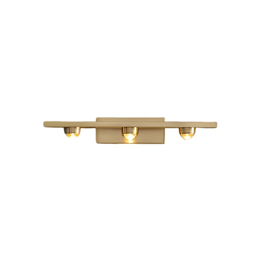 Linear LED Wall Washer Sconce Nordic Copper 3 Light 4 Light Hardwired