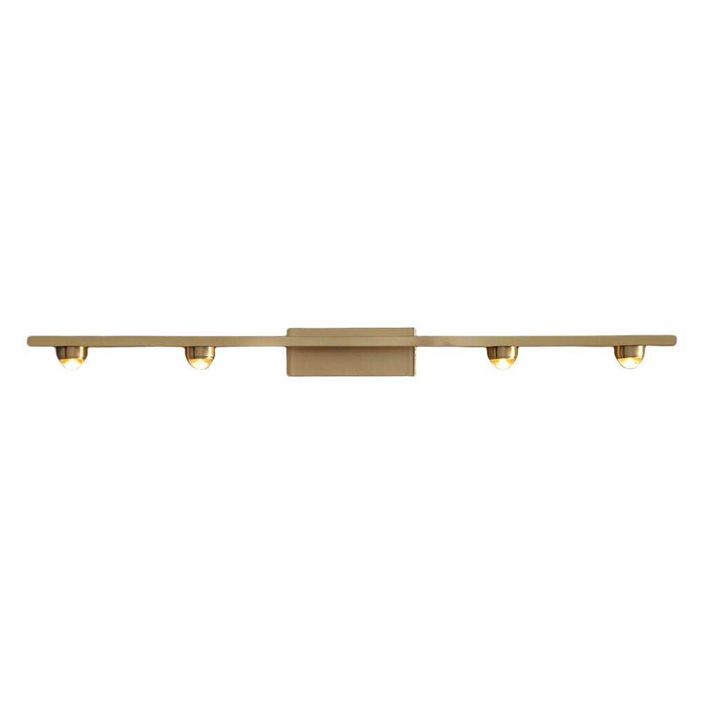 Linear LED Wall Washer Sconce Nordic Copper 3 Light 4 Light Hardwired