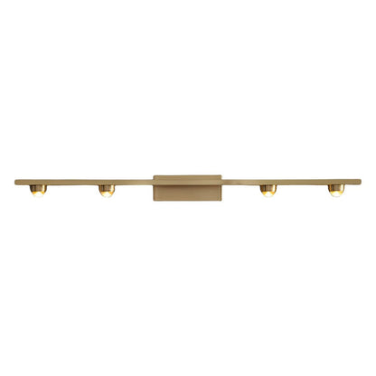 Linear LED Wall Washer Sconce Nordic Copper 3 Light 4 Light Hardwired