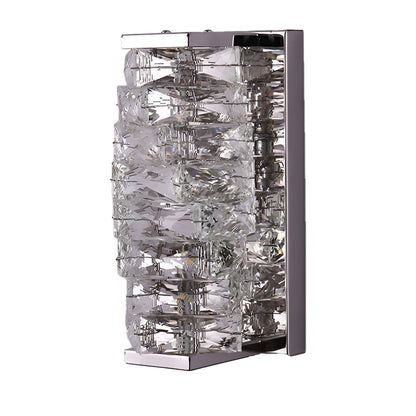 Creative Crystal Three-Step Dimming LED Wall Sconce — Modern Crystal Wall Light