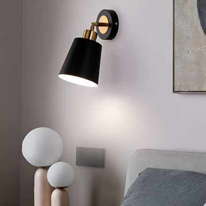 LED 3 Step Dimming Black Nordic Adjustable Wall Sconce
