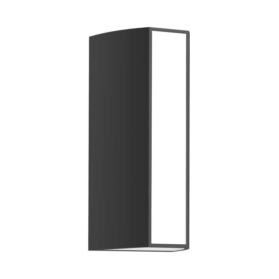 Modern LED Outdoor Wall Sconce 3-Way Up Down Forward OSRAM IP65 Black 2 Sizes