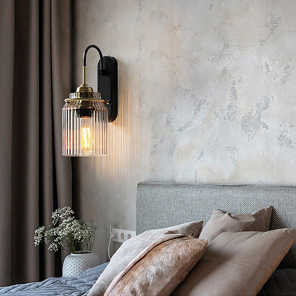 Creative Crystal Three Step Dimming LED Modern Wall Sconce