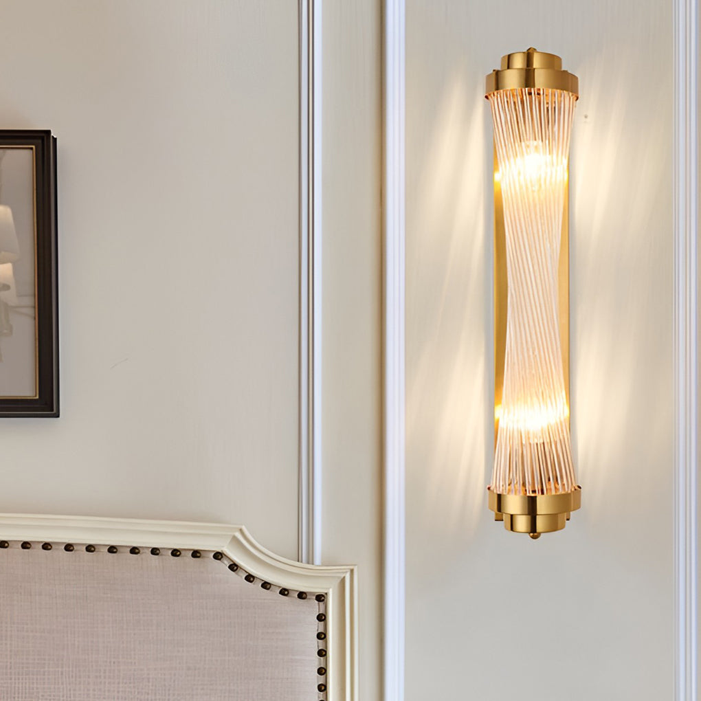 Adjustable Warm White LED Crystal Golden Nordic Wall Sconce