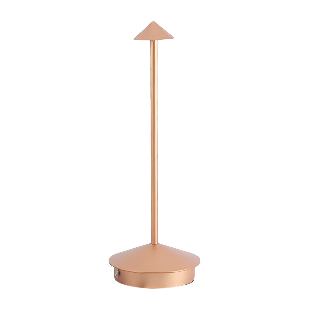 Mini Triangle Aluminium LED Table Lamp Touch Dimming Five Matte Finishes