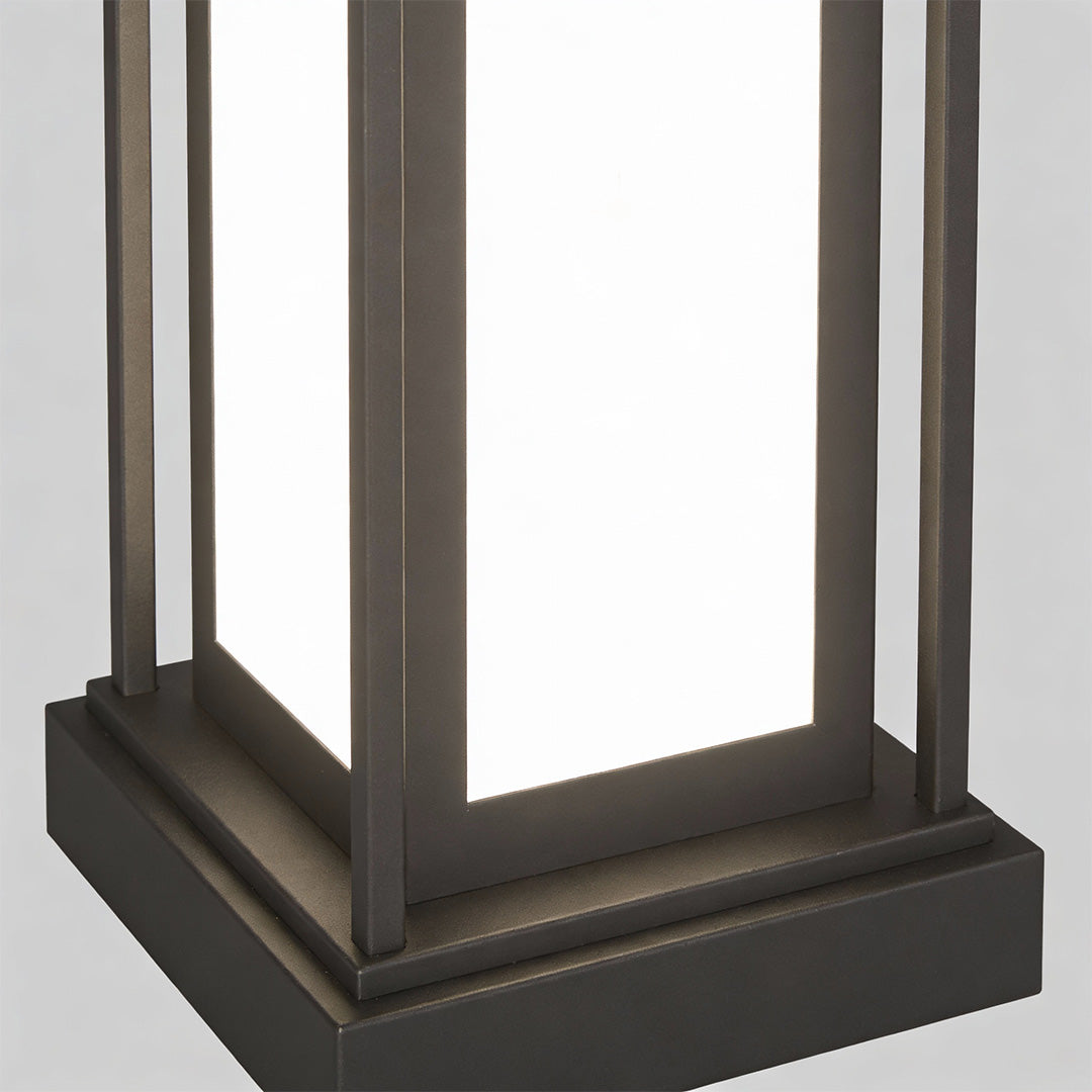 Outdoor Lawn Bollard Light | Stainless Steel LED Landscape Pillar Post Light