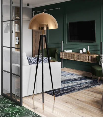 Mushroom Floor Lamp Luxury Tripod Bedside Floor Lamp