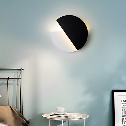 Modern Rotatable LED Wall Sconce 350° Adjustable Nordic Black Bedroom Hallway Living Room