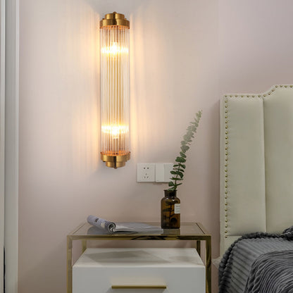 Adjustable Warm White LED Crystal Golden Nordic Wall Sconce