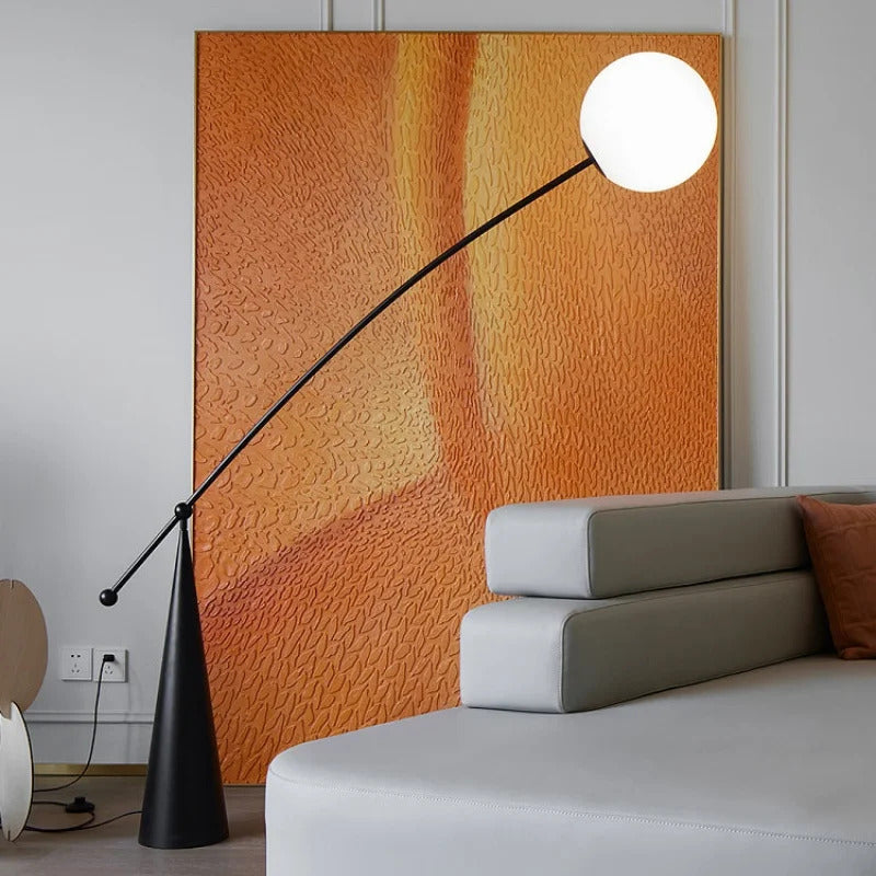 Fishing Rod LED Floor Lamp – Adjustable Arc Standing Light