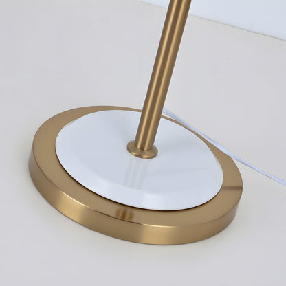 Floor Reading Lamp LED Rotatable Cone Shade 3 Color Temperature Metal Black Gold White Gold European Style 62 Inch Living Room Bedroom