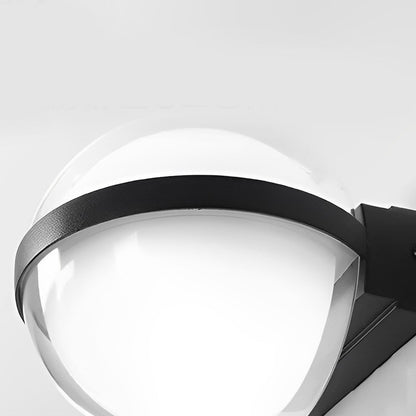Modern Round Outdoor Wall Sconce Up Down LED 3 CCT Nordic Iron Acrylic