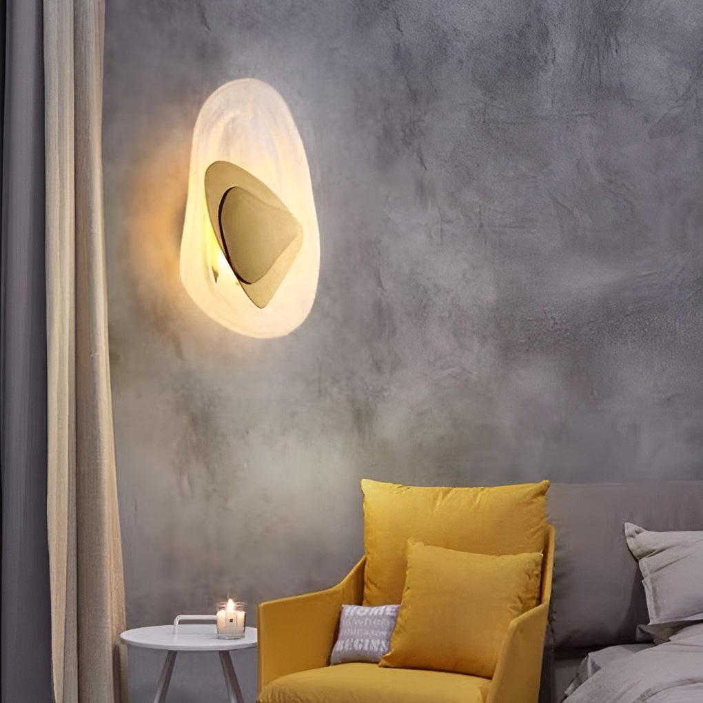 Creative Glass Three-Step Dimming LED Wall Sconce