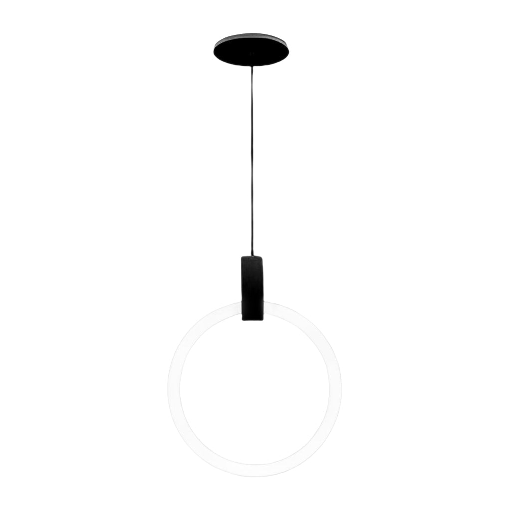 Staircase Chandelier Iron Acrylic Ring Gold Black Integrated LED Modern Nordic Retro Remote Control Stepless Dimming Twelve Configurations 1-Light to 20-Light