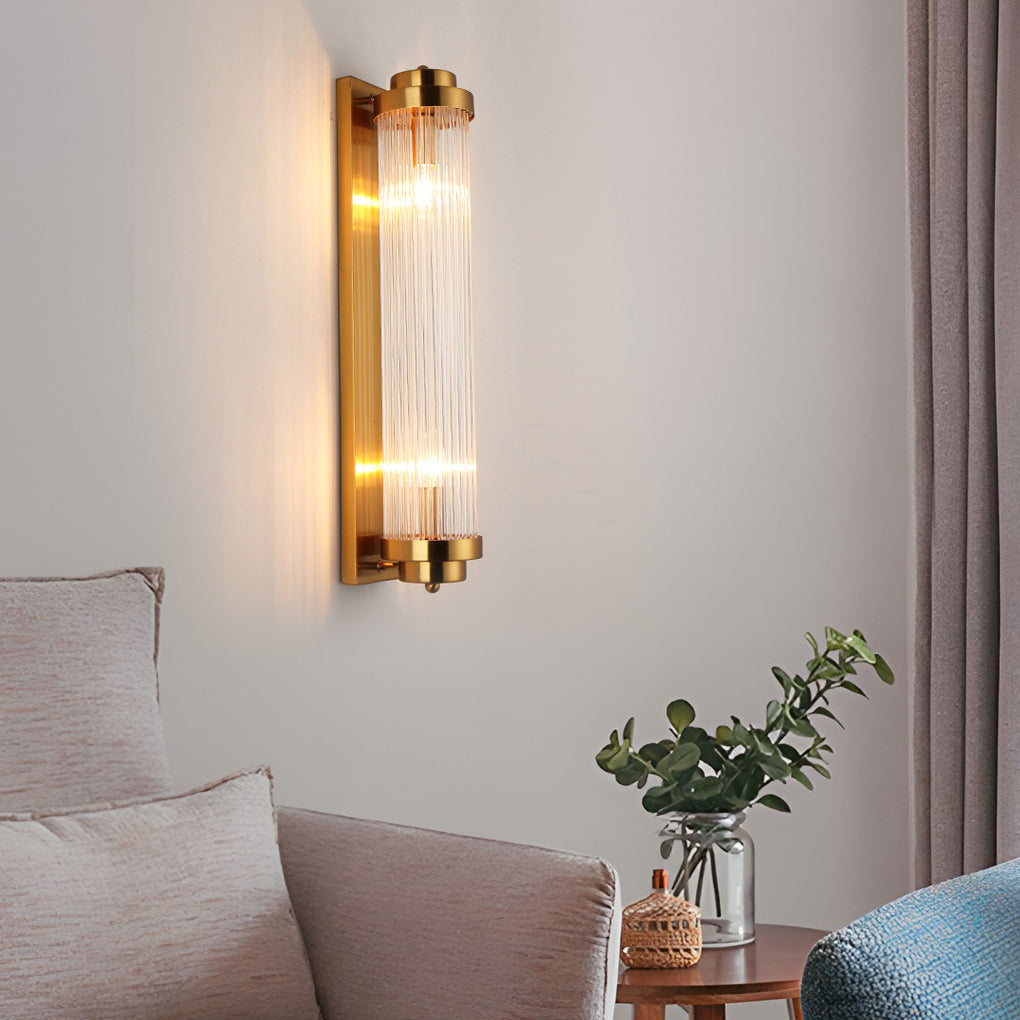 Adjustable Warm White LED Crystal Golden Nordic Wall Sconce