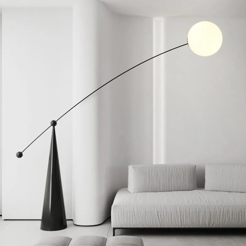 Fishing Rod LED Floor Lamp – Adjustable Arc Standing Light