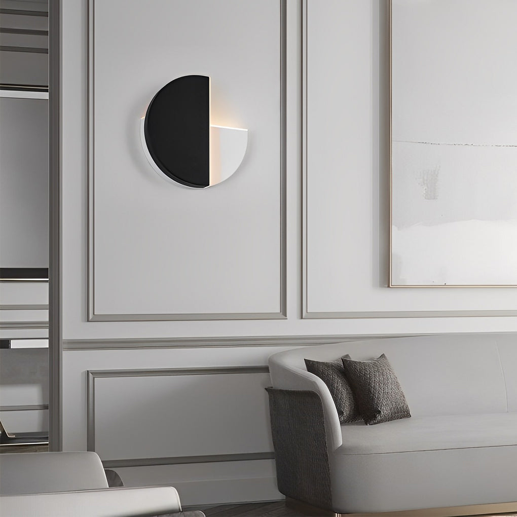 Modern Rotatable LED Wall Sconce 350° Adjustable Nordic Black Bedroom Hallway Living Room
