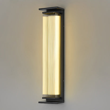 Modern Strip Outdoor Wall Sconce Stainless Steel LED 3 Sizes 3CCT