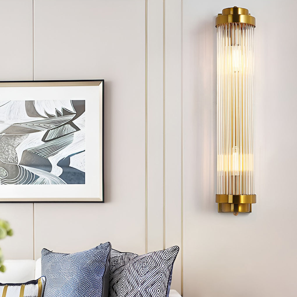 Adjustable Warm White LED Crystal Golden Nordic Wall Sconce
