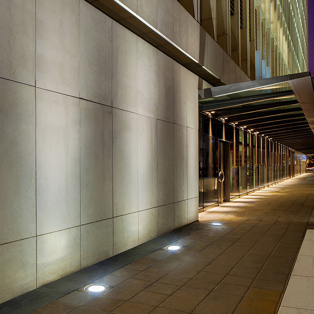 Hardwired LED Recessed In-Ground Well Light 1.5W White Stainless Steel IP67 Flush Mount Deck Step Walkway 3000K or 4500K