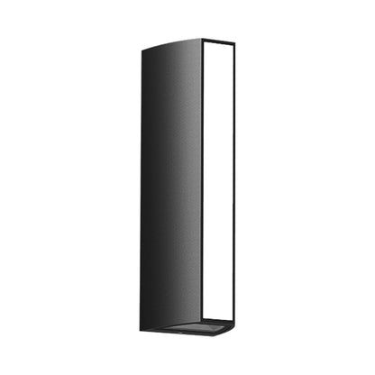 Modern LED Outdoor Wall Sconce 3-Way Up Down Forward OSRAM IP65 Black 2 Sizes