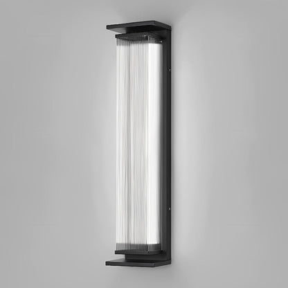 Modern Strip Outdoor Wall Sconce Stainless Steel LED 3 Sizes 3CCT
