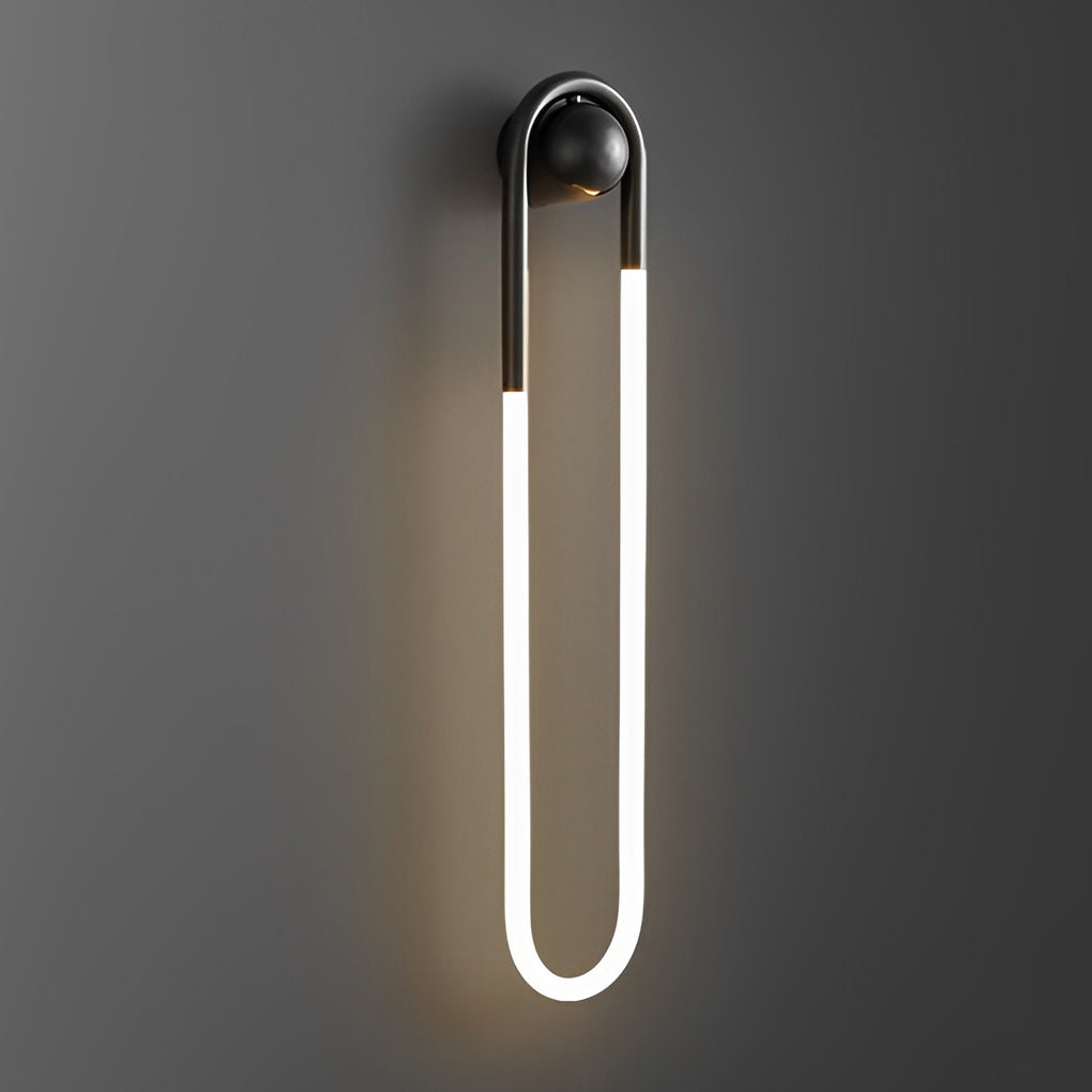 Modern Copper LED Wall Sconce – 3-Step Dimming Minimalist Vertical Wall Light