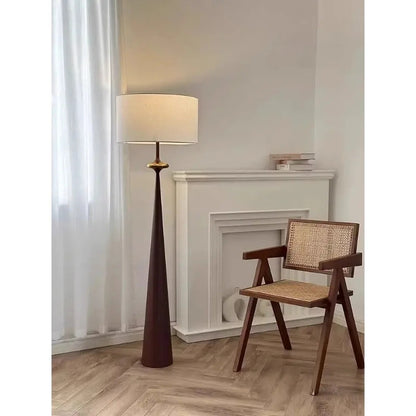 Wabi-Sabi Fabric Floor Lamp – Sculptural Standing Light