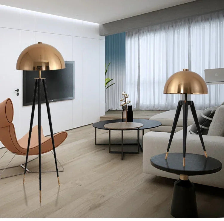 Mushroom Floor Lamp Luxury Tripod Bedside Floor Lamp