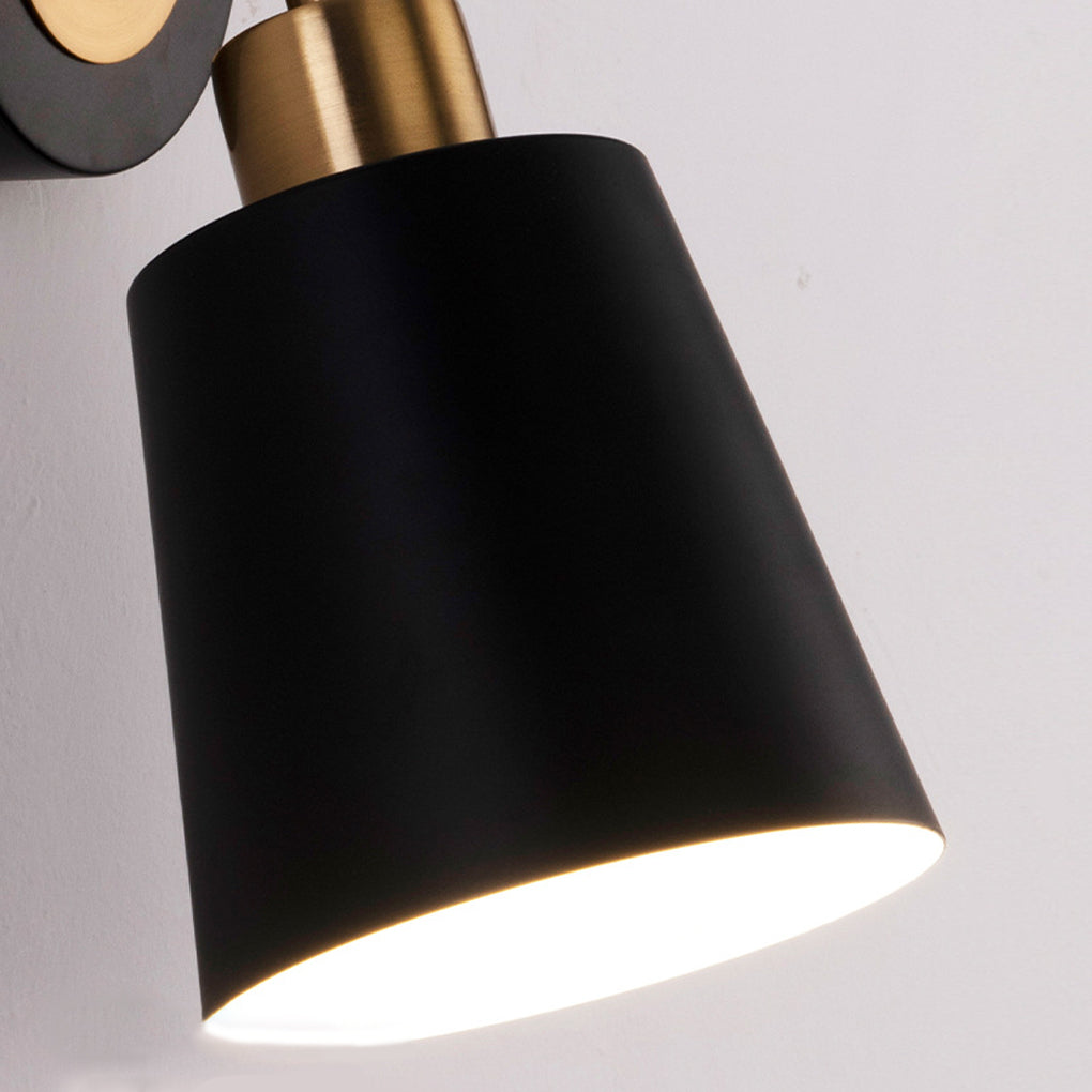 LED 3 Step Dimming Black Nordic Adjustable Wall Sconce