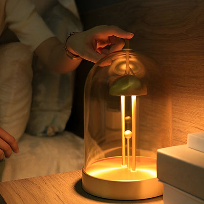 Modern Rechargeable LED Table Lamp Mid Century Smoked Glass Dome Dimmable DIY Detachable Shade Cordless Warm White 3000K Gold Silver Black 9.6 Inch
