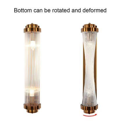 Adjustable Warm White LED Crystal Golden Nordic Wall Sconce