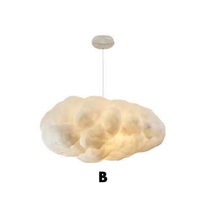 3D Cloud Fabric Pendant Light E26/E27 LED 2800LM 3000K White Pastel 7 Sizes Indoor