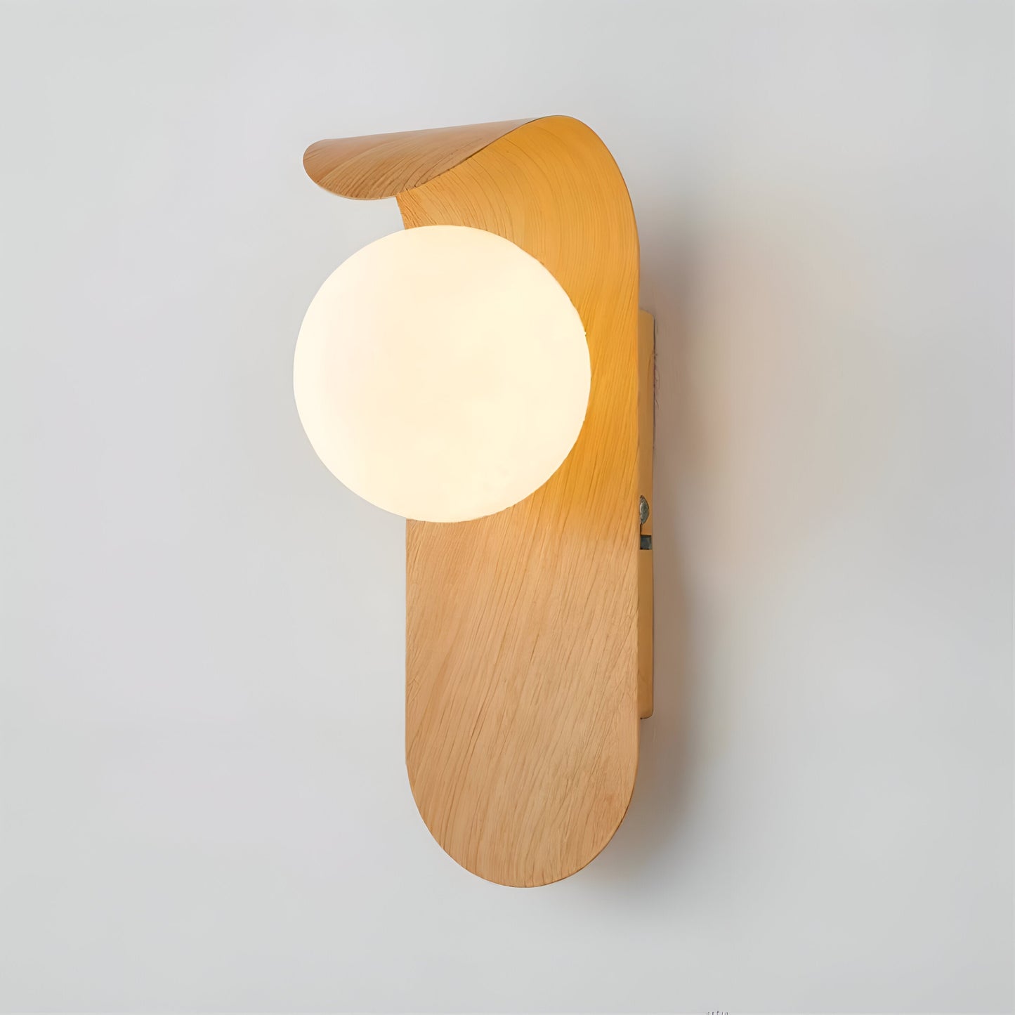 Nordic Wood Wall Sconce – Modern Indoor Wall Light