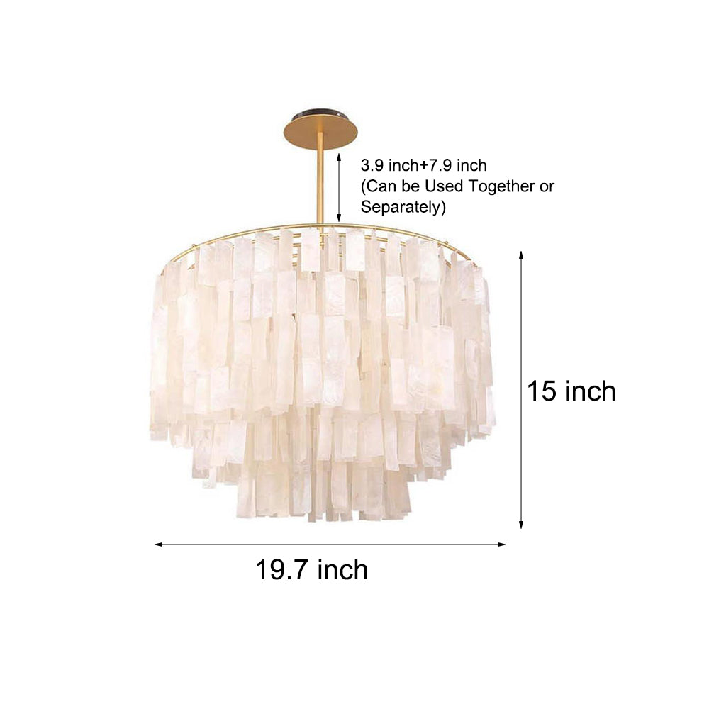Shell Capiz Chandelier