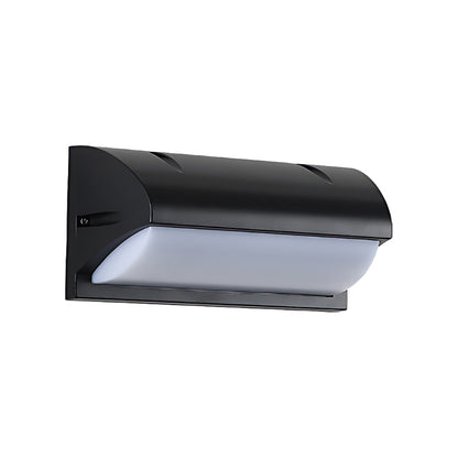 Modern LED Outdoor Wall Sconce IP65 Waterproof Black 10 Inch
