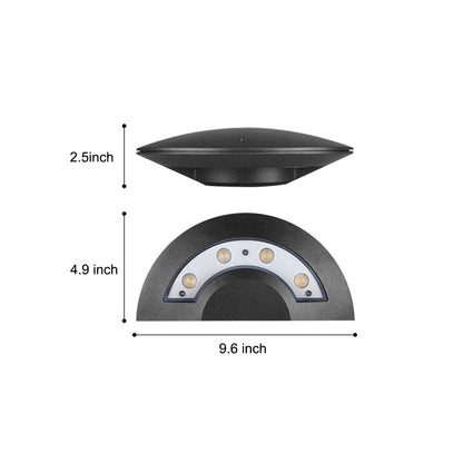 Creative Black Outdoor Wall Sconce 4-LED Directional Aluminum 3000K 85-265V