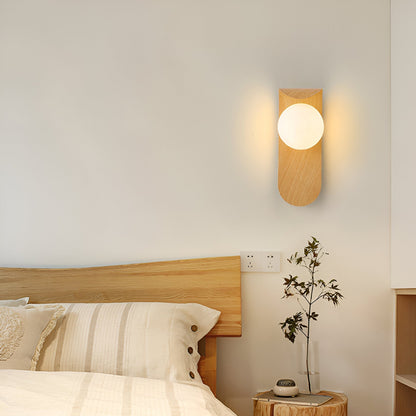 Nordic Wood Wall Sconce – Modern Indoor Wall Light
