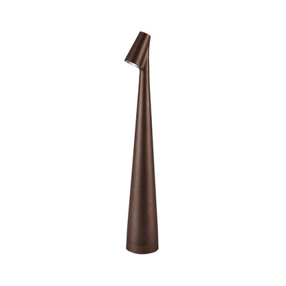 Cone Table Lamp Matte Aluminium Wireless Stepless Dimming Five Colours