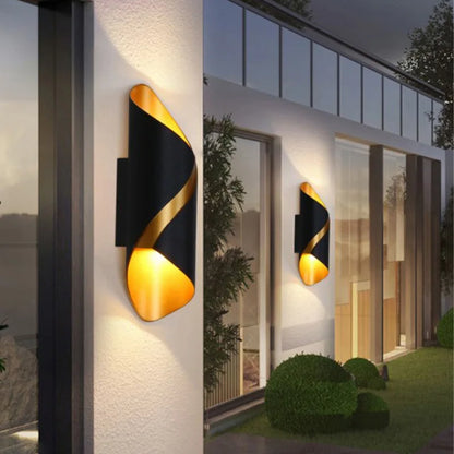 Modern wall light with IP65 water resistance – LED lighting for indoor and outdoor use