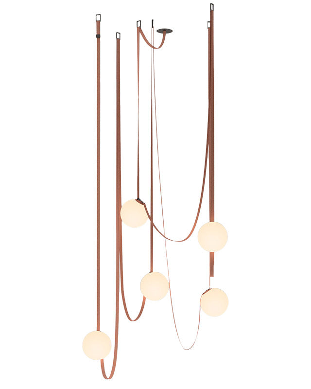 Luminis Belt Pendant Chandelier – Modular Multi-Light Statement Fixture